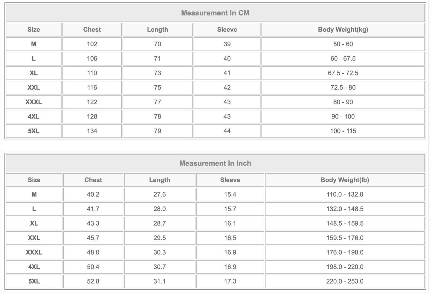 Chaqueta de Hombre Hinata (5 Tallas)