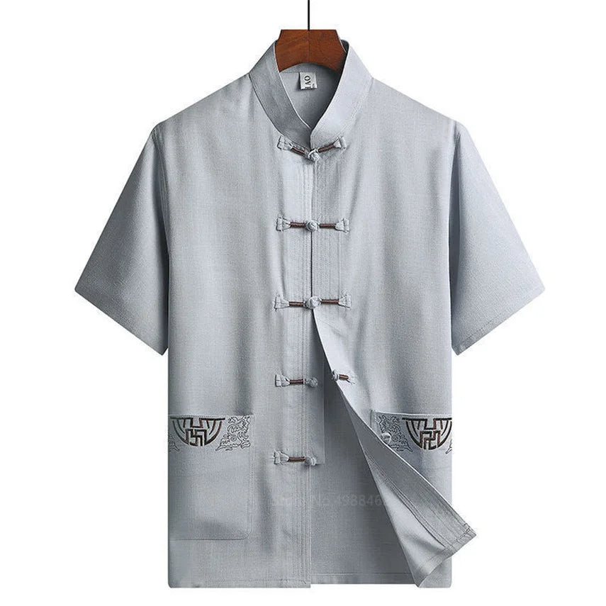 japanese dress shirts Traditional Japanese Shirt Hinode - Shirts - Kimonos