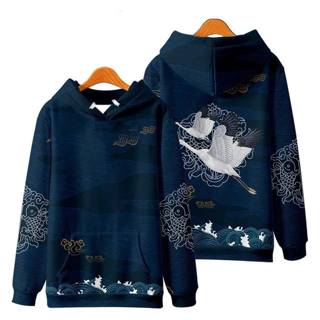 Sudadera Harajuku con Capucha Yūbari (4 Colores)