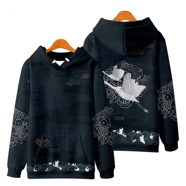 Sudadera Harajuku con Capucha Yūbari (4 Colores)