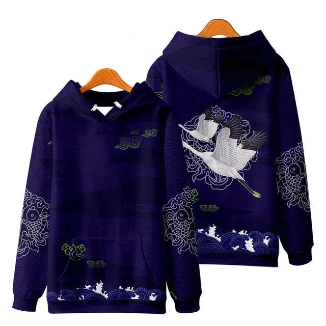 Sudadera Harajuku con Capucha Yūbari (4 Colores)