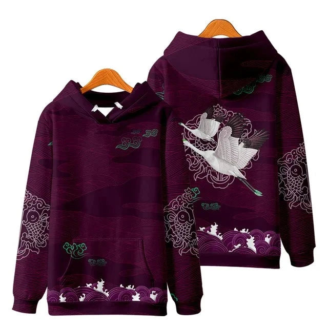 Sudadera Harajuku con Capucha Yūbari (4 Colores)