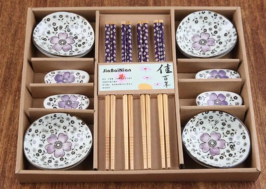 Set Regalo de Vajilla para Sushi Imari (3 Colores)