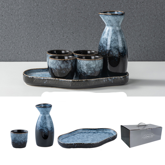 Sake set kameyo
