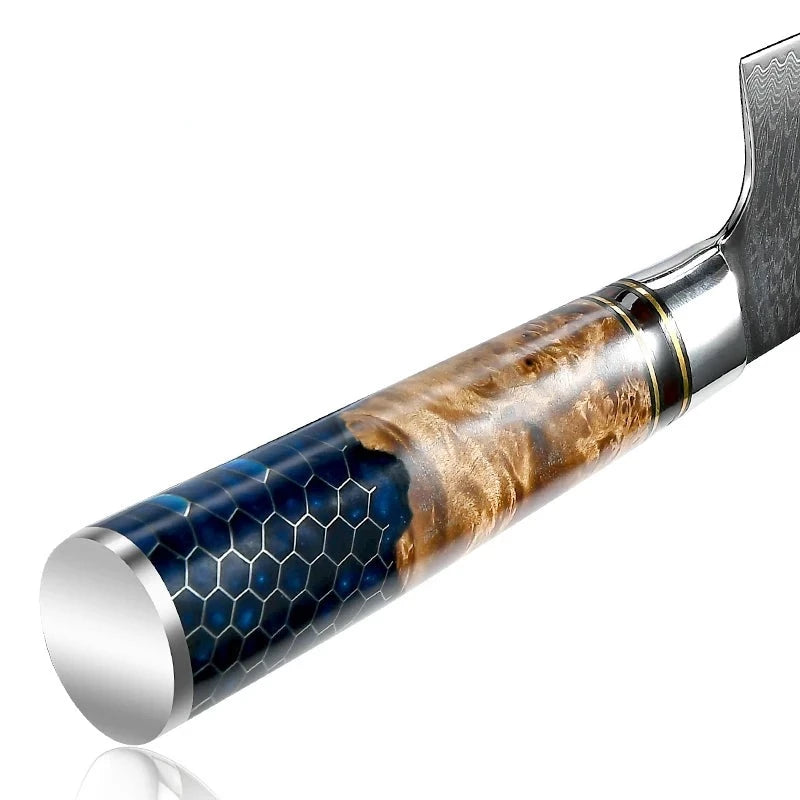 Cuchillo de Damasco Nakiri Itamae