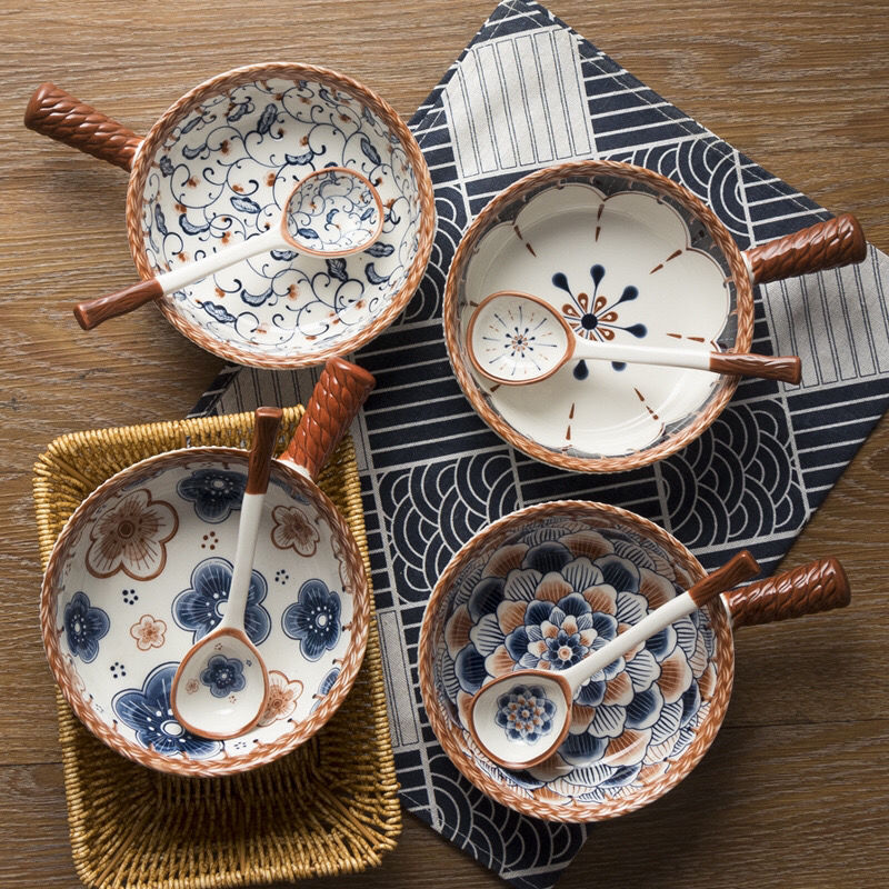 Tazón de salsa y cuchara Honshū