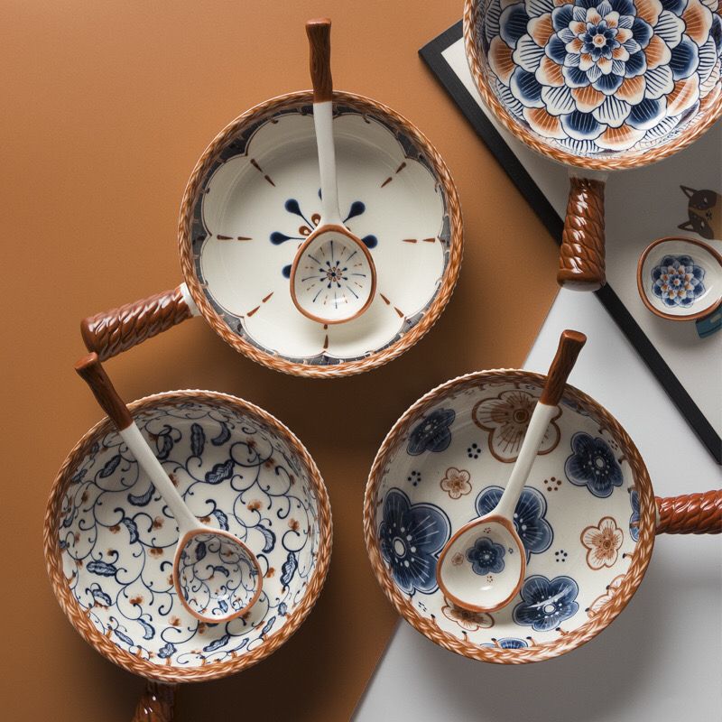 Tazón de salsa y cuchara Honshū