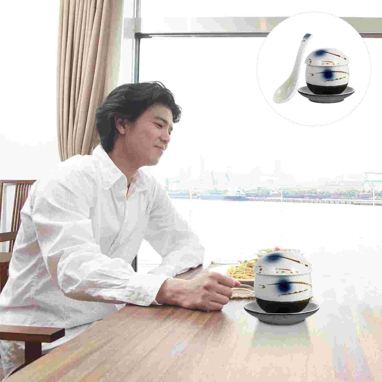 Soup Bowl with Lid Siudobashi