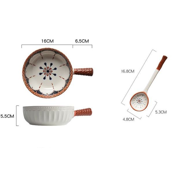 Tazón de salsa y cuchara Honshū