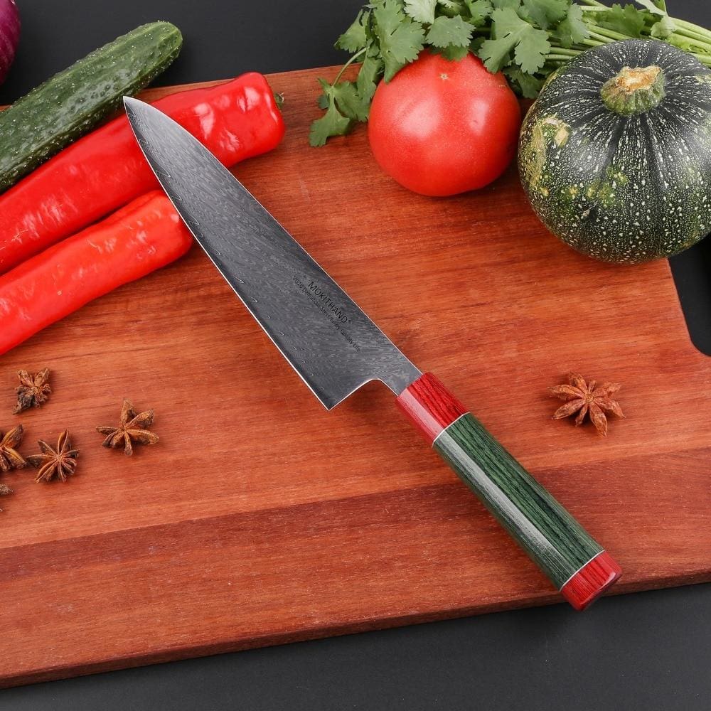 Chutoh Damascus Knife Mari - Knives