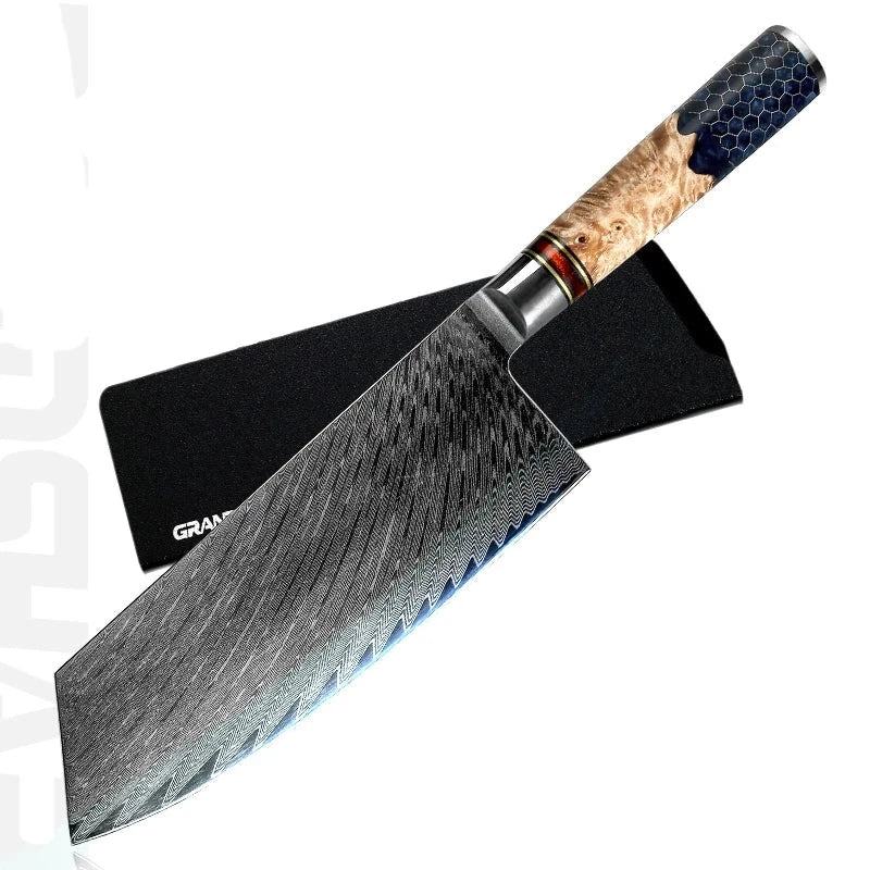 Cuchillo de Damasco Nakiri Itamae