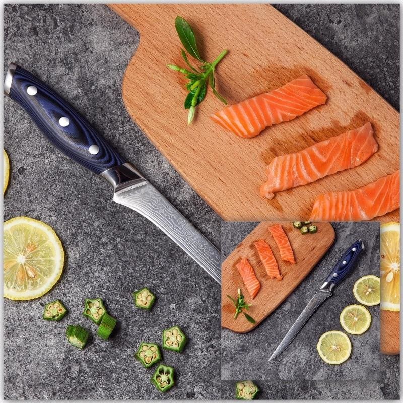 Damascus Knife Tomamu - Knives