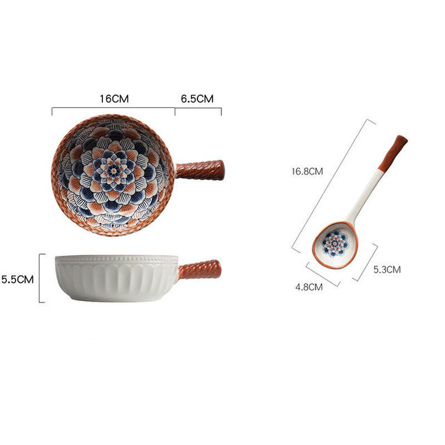 Tazón de salsa y cuchara Honshū