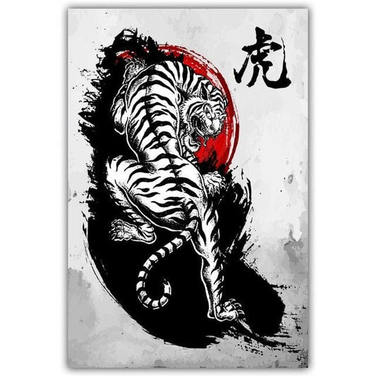 Nipon Picture Tanezumi - 20x27cm (7 9x10 6) - Canvas Picture