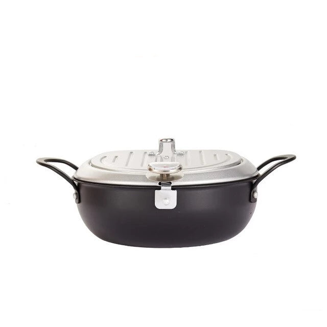 Tempura Frying Pot with Temperature Control Kurashiki ( 2 sizes and 2 colors)