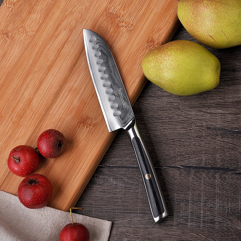 Cuchillo de Damasco Santoku Kosaka