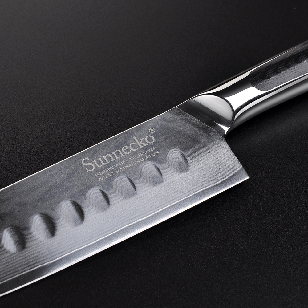 Cuchillo de Damasco Santoku Kosaka
