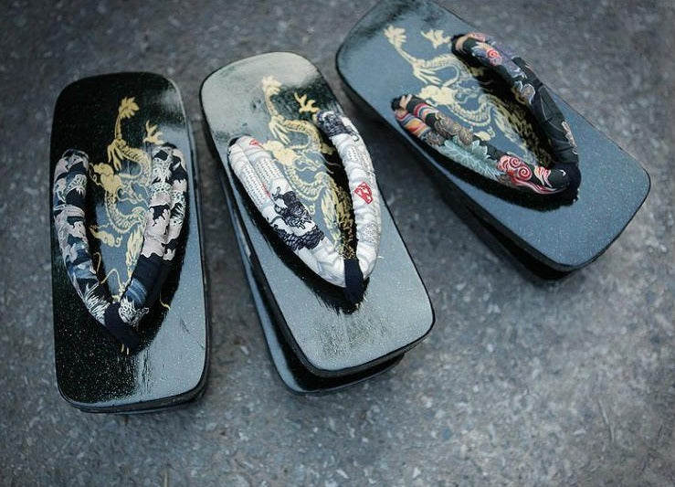 Sandalias Geta Tenryū (5 Colores y 5 Tallas)