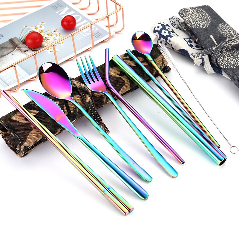 Luxury Chopsticks, Cutlery and Little Canes Set Moriarty ( 5 colors)