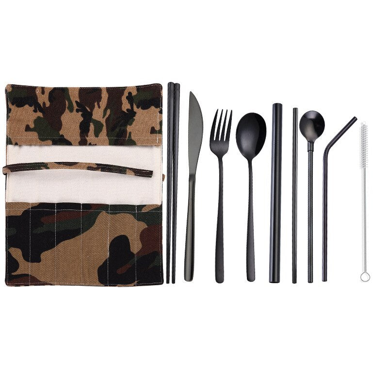 Luxury Chopsticks, Cutlery and Little Canes Set Moriarty ( 5 colors)