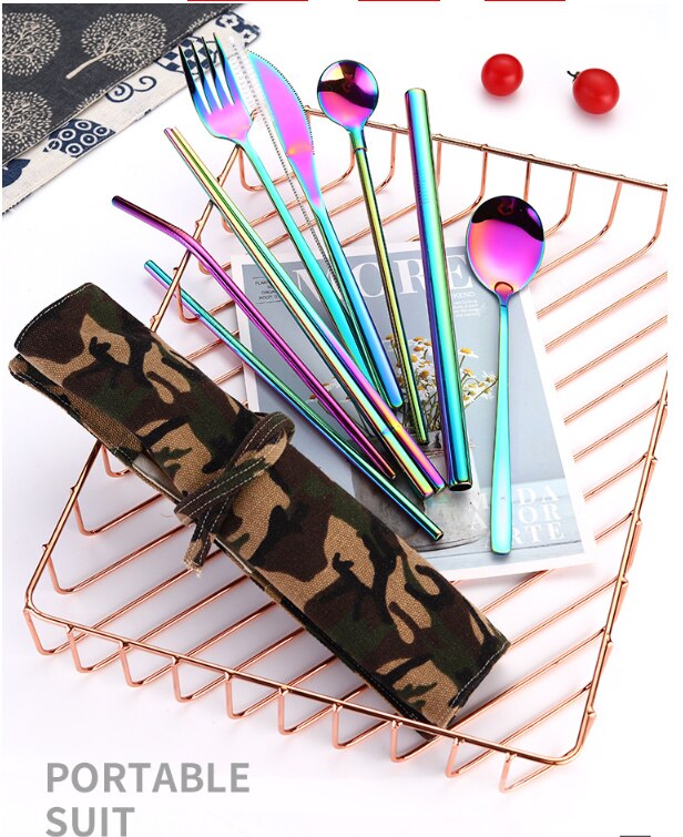 Luxury Chopsticks, Cutlery and Little Canes Set Moriarty ( 5 colors)