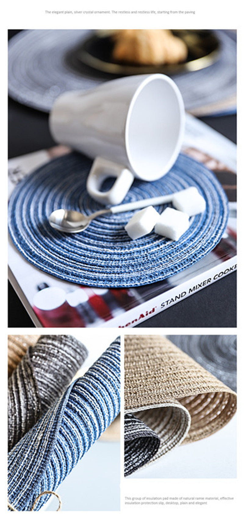 Salvamantel Takashimadaira (4 Colores y 2 Tamaños)