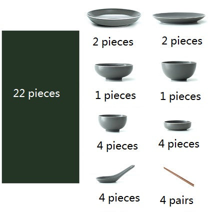 Tableware Fukutoshin (3 Sets)