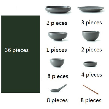 Tableware Fukutoshin (3 Sets)