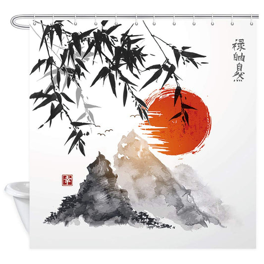 Shower Curtain Rising Sun (5 sizes)