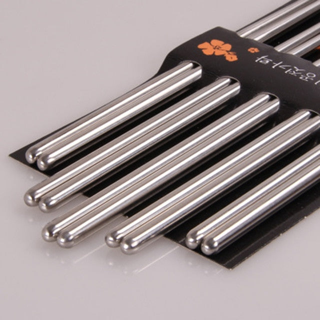 5 Pares de Palillos Metálicos Stellata (3 Modelos)