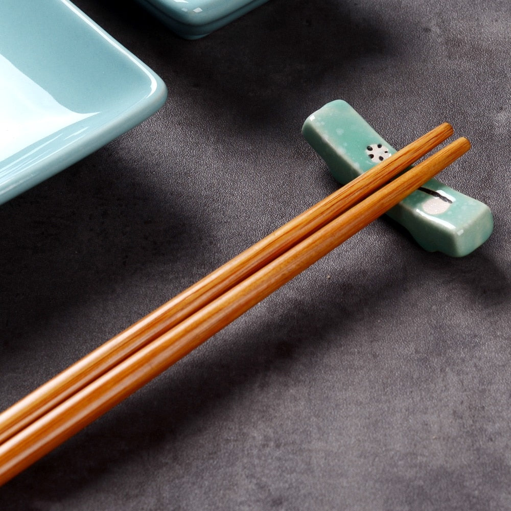 Sushi Plates, Dipping Dish and Chopsticks Set Kiki III