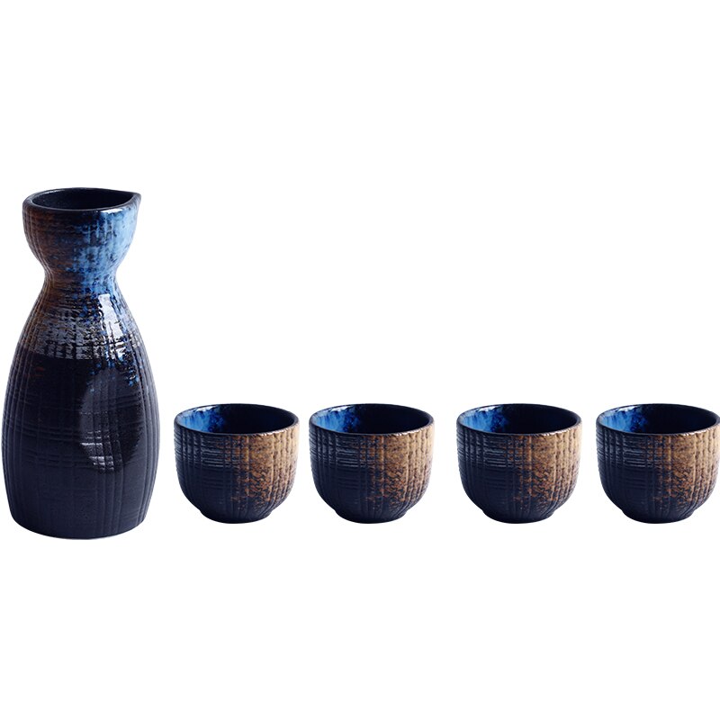 Sake Set Oshima - Sake Cups - Ceramic Sake Sets - My Japanese Home