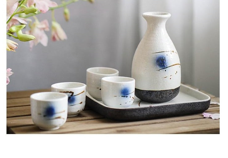 Juego de Sake Zelkova (4 Modelos)