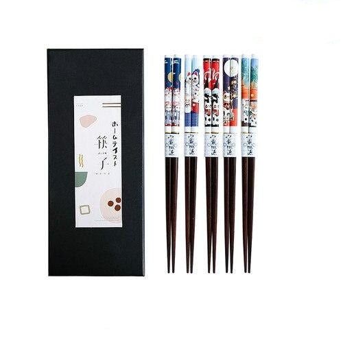 5 pairs Chopsticks Set Iriomote II