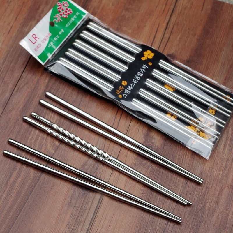 5 Pares de Palillos Metálicos Stellata (3 Modelos)
