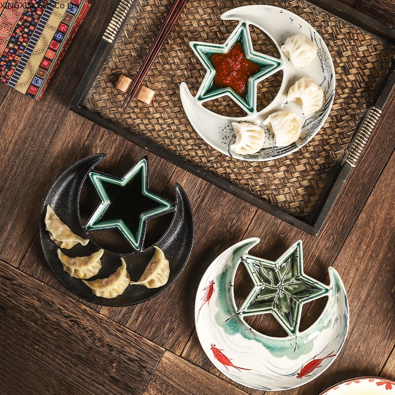 Sushi Plate with Sauce Bowl Sukai (13 Colors)