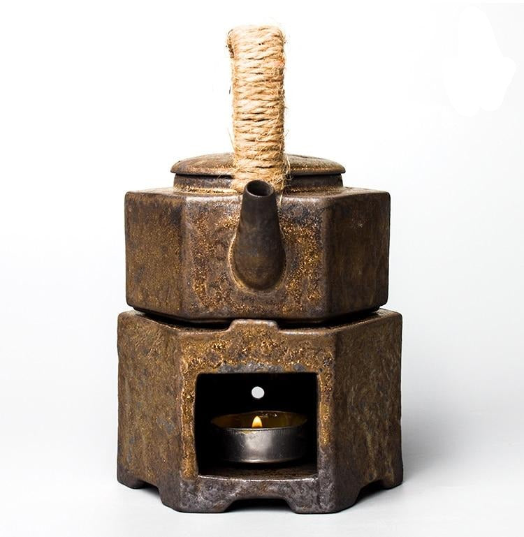 Teapot with Warm Teapot Stove Palmatum