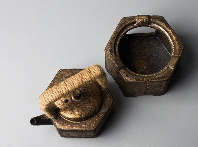 Teapot with Warm Teapot Stove Palmatum