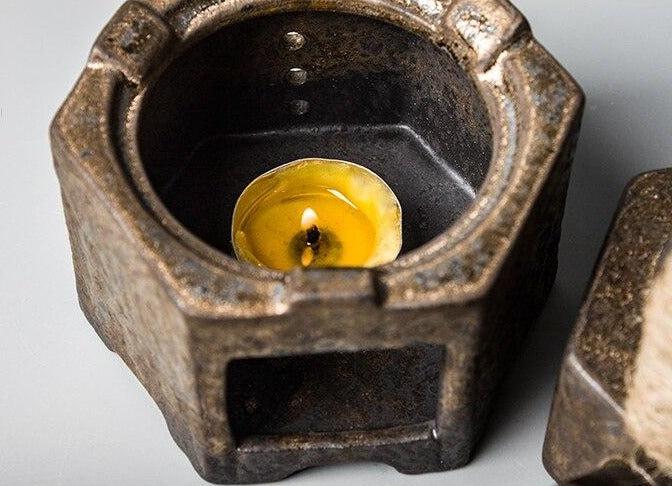 Teapot with Warm Teapot Stove Palmatum