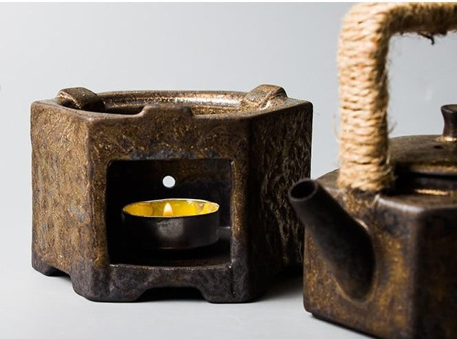 Teapot with Warm Teapot Stove Palmatum