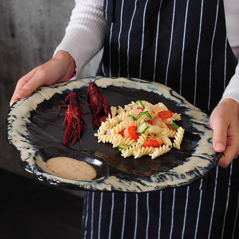 Plato con Cuenco para Salsa Koizumi (2 Colores)