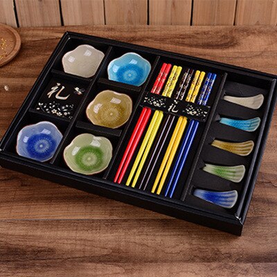 Juego de Palillos, Soportes para Palillos y Cuencos para Salsa Ryokami (2 Modelos)
