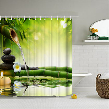 Shower Curtain Zen Relaxation