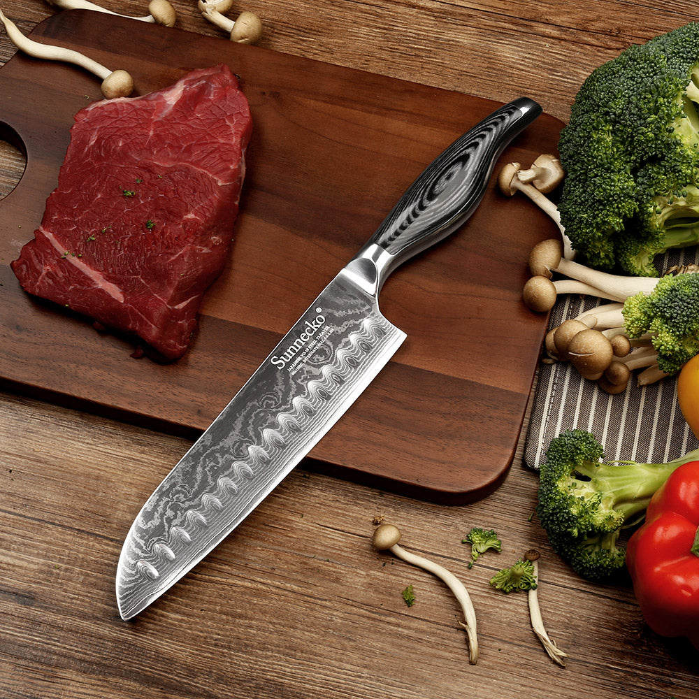 Cuchillo Bunkabocho Sapporo (Acero Damasco)