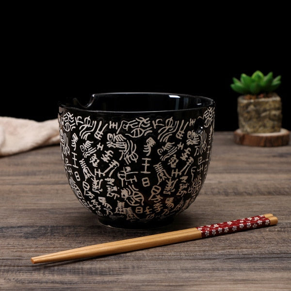 Juego de Palillos y Cuenco de Fideos Kioto (2 colores)