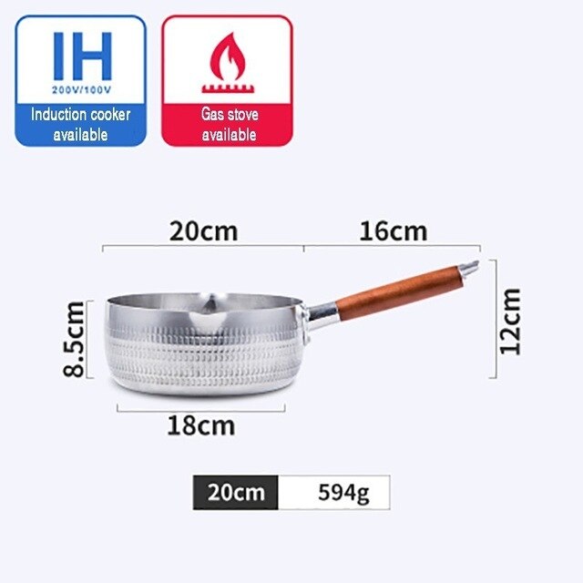 Saucepan Suginami ( 2 sizes and with or without lid)
