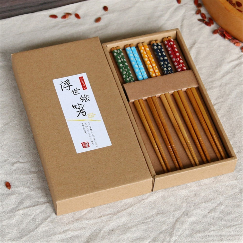Set 5 pares de Palillos Osaka