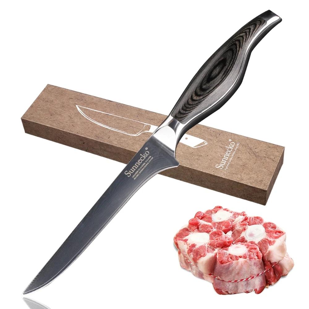 Damascus Boning Knife Tohoku - Japanese Knives - My Japanese Home