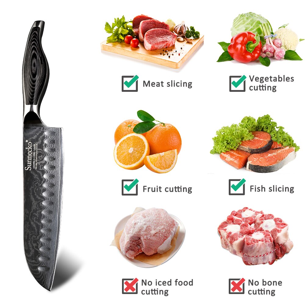 Cuchillo Bunkabocho Sapporo (Acero Damasco)