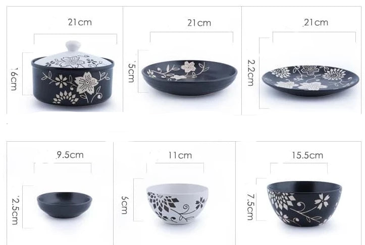 Tableware for 6 people Keiji - a